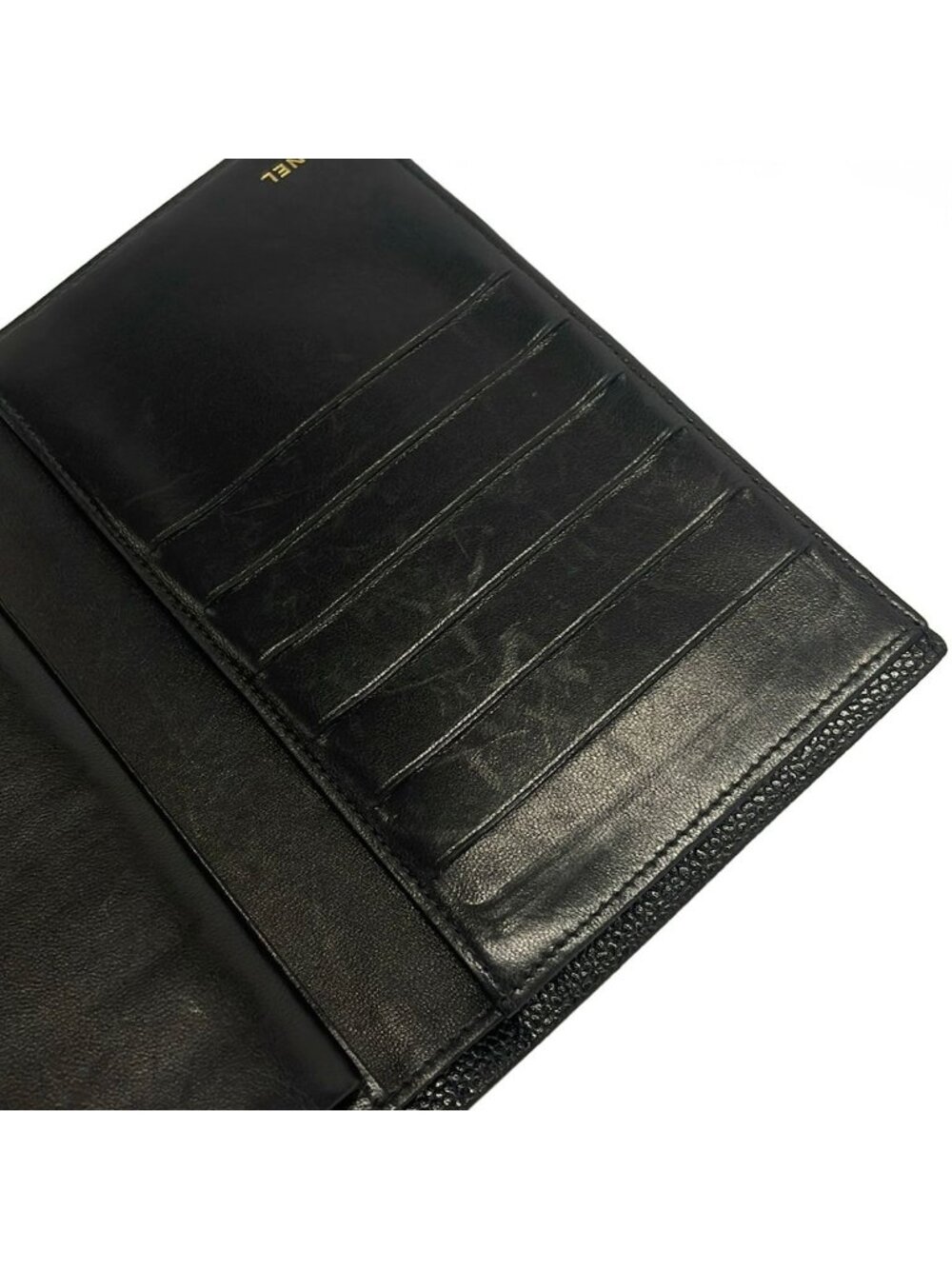 Chanel Wallet Black Clasp CC Logo - Picture 7 of 7